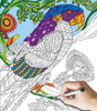 Parrot Coloring Puzzle - 300 Piece Coloring Puzzle