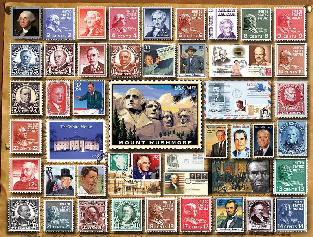 Presidential Stamps - 1000 Pieces