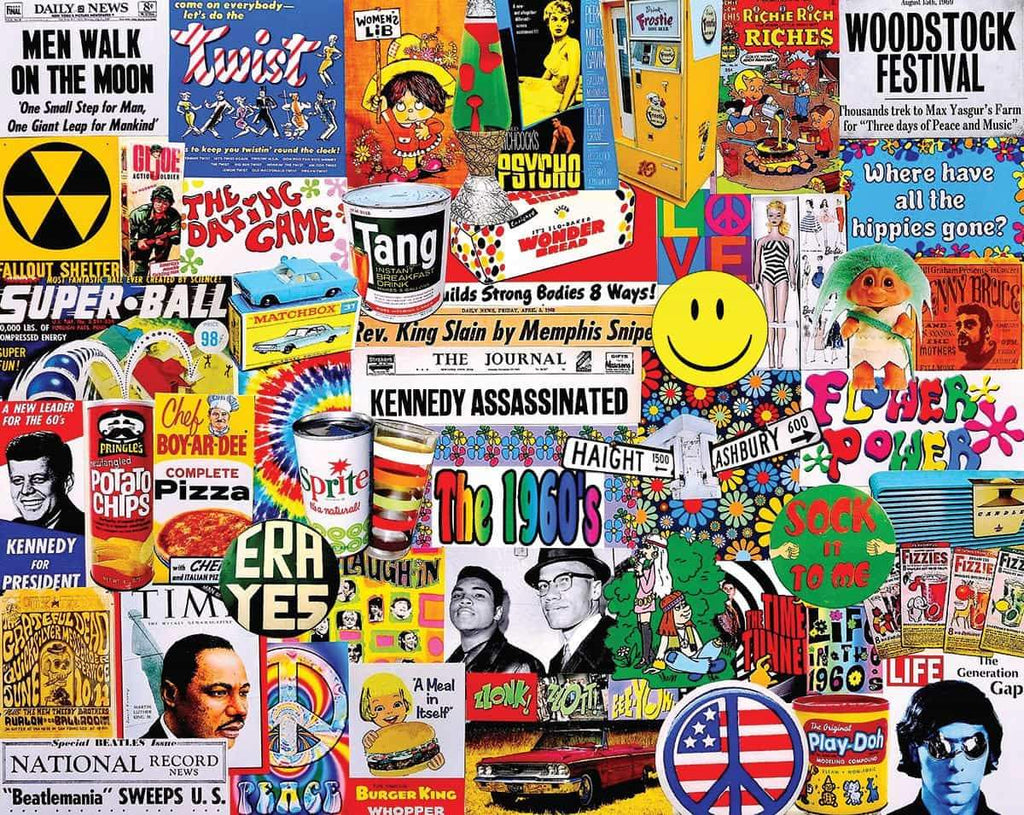 Life in the 60's - 1000 Pieces