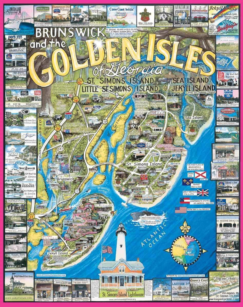 Brunswick-Golden Isles, GA - 1000 Pieces - DISC