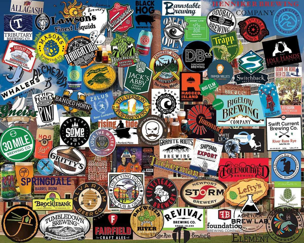 Beers of New England - 1000 Pieces