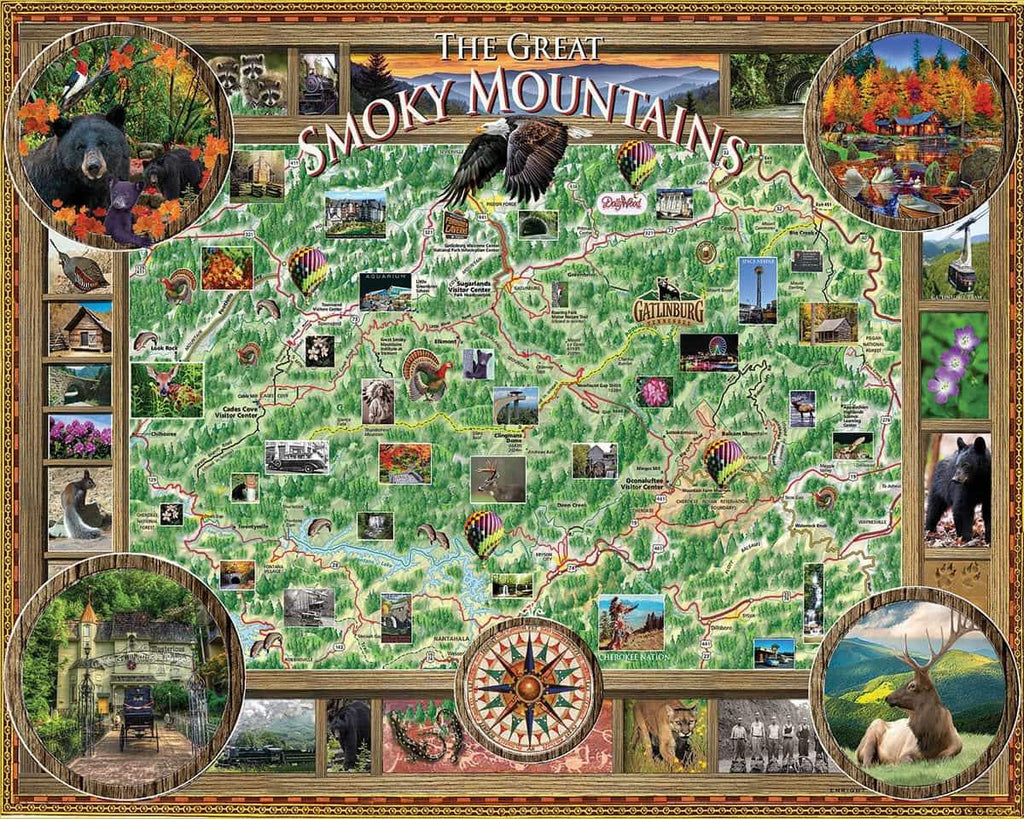 Smokey Mountains - 1000 Pieces