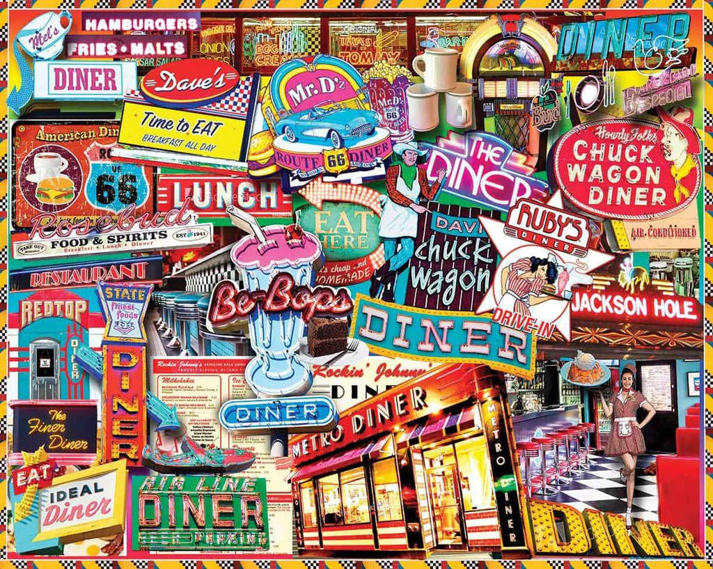 Retro Diner - 1000 Pieces