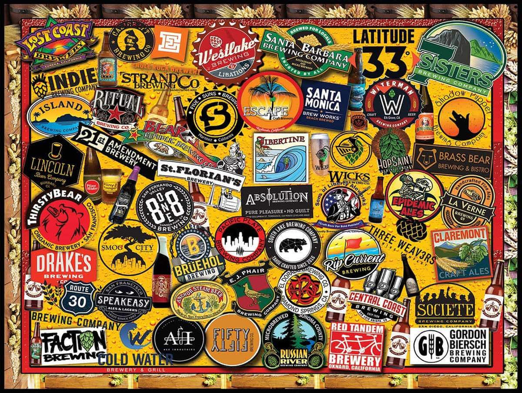 California Craft Beer - 1000 Pieces