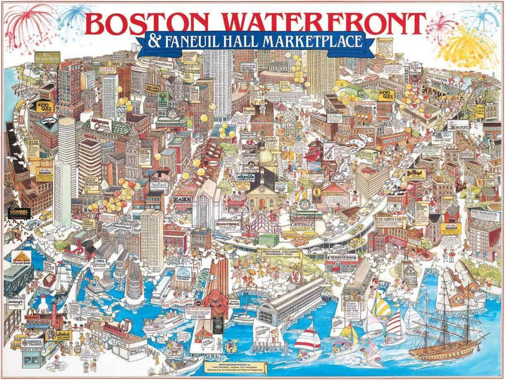 Boston, MA - 1000 Pieces