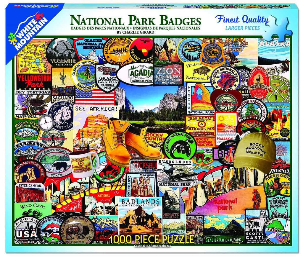 National Park Badges - 1000 Pieces