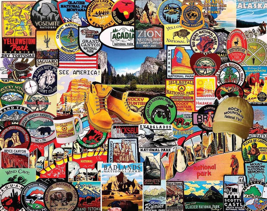 National Park Badges - 1000 Pieces