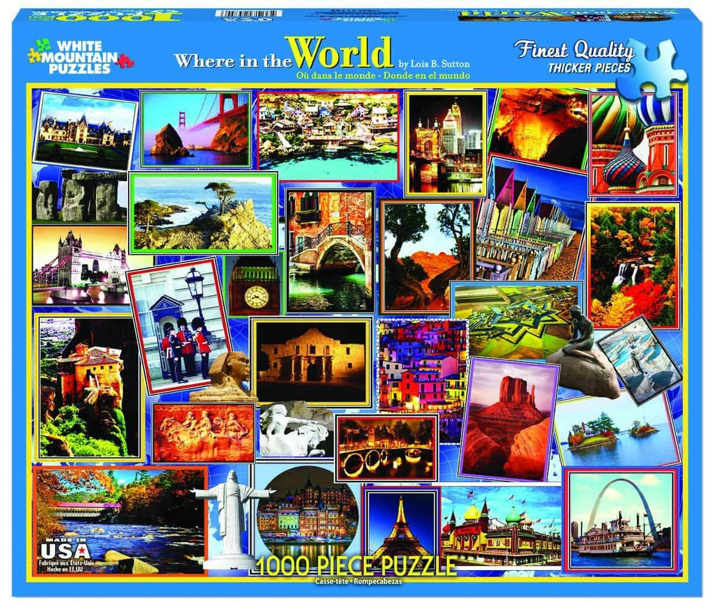 Where in the World - 1000 Pieces - DISC