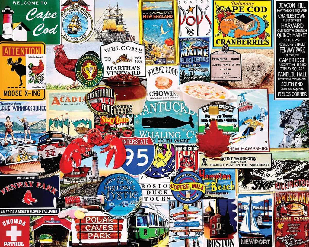 I Love New England - 1000 Pieces