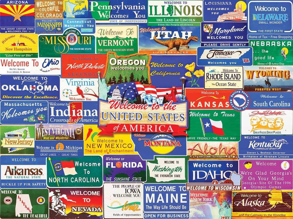 Welcome to America - 1000 Pieces