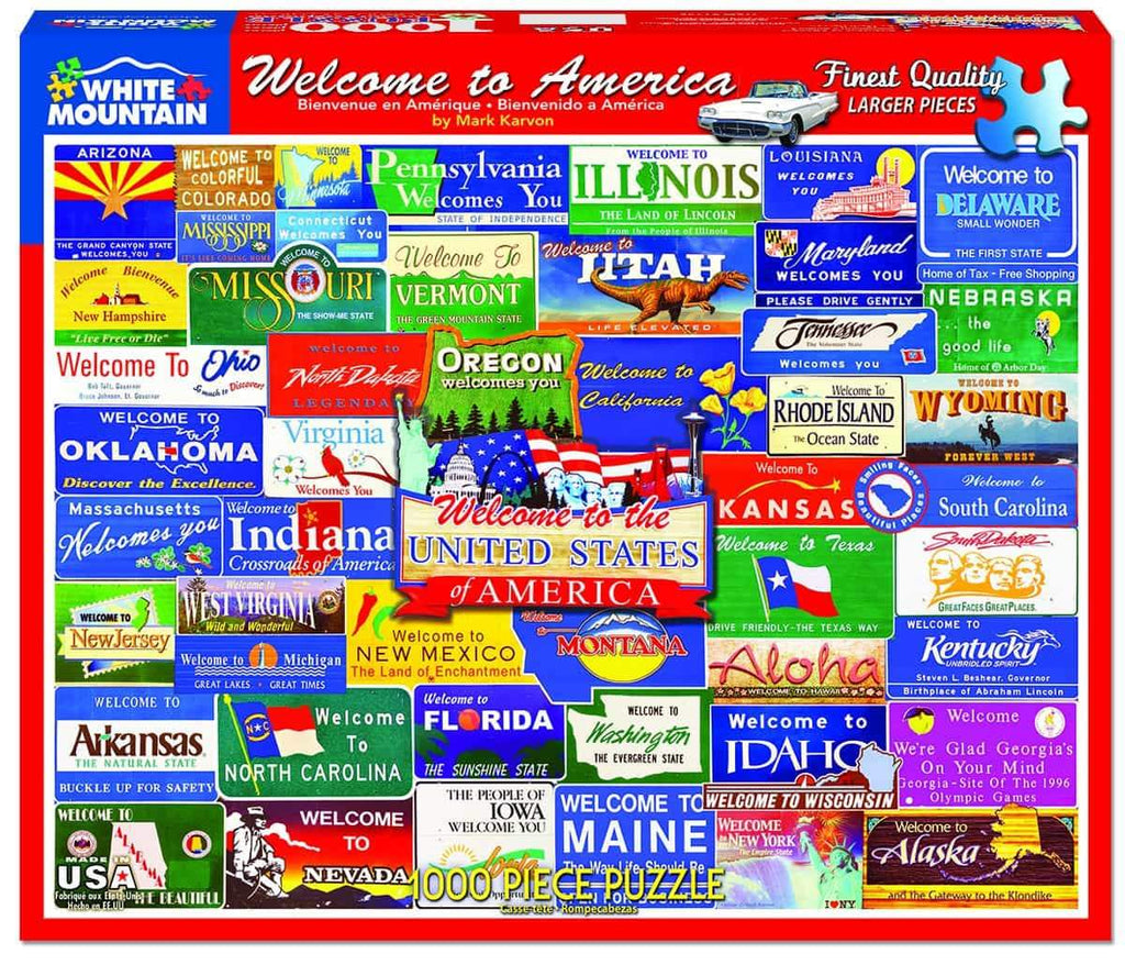 Welcome to America - 1000 Pieces