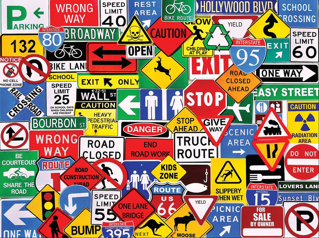 Road Signs - 550 Pieces