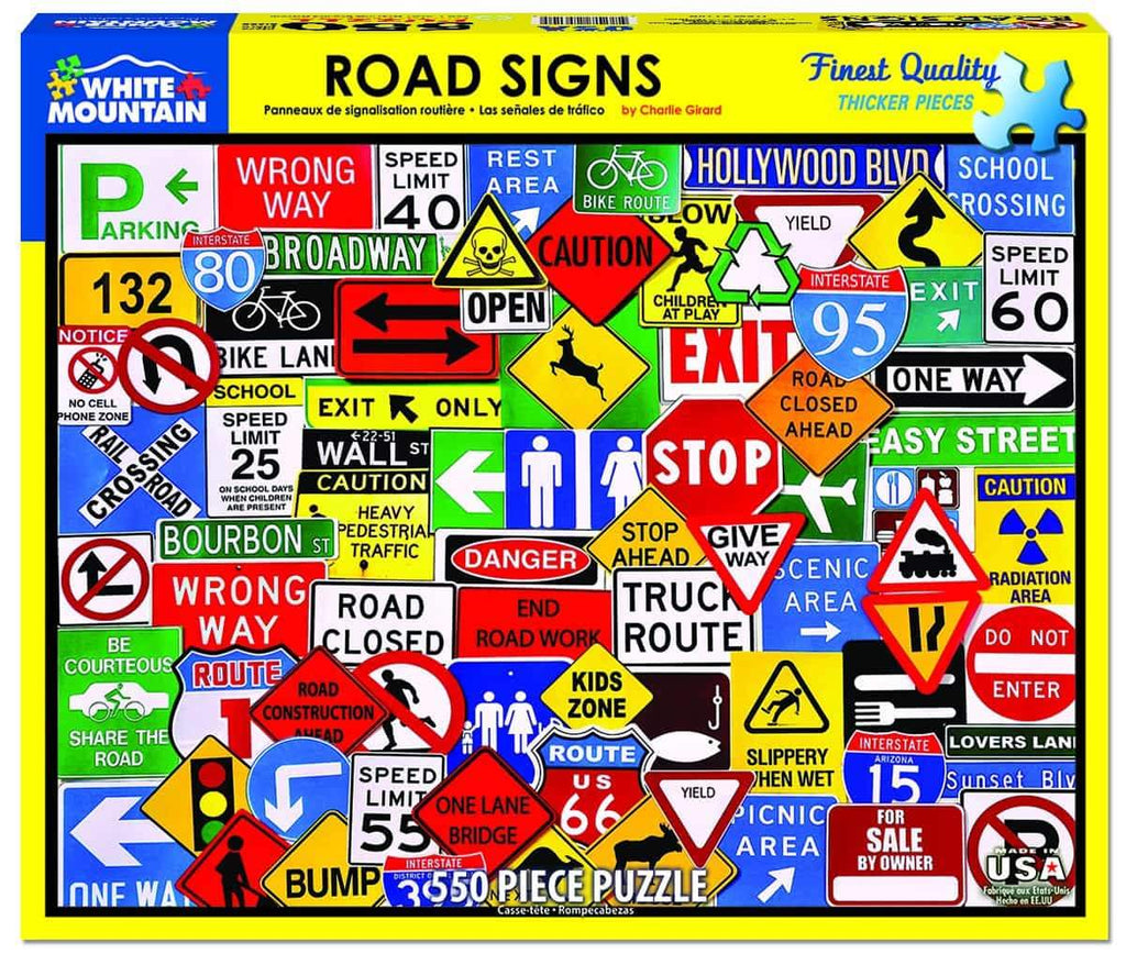 Road Signs - 550 Pieces
