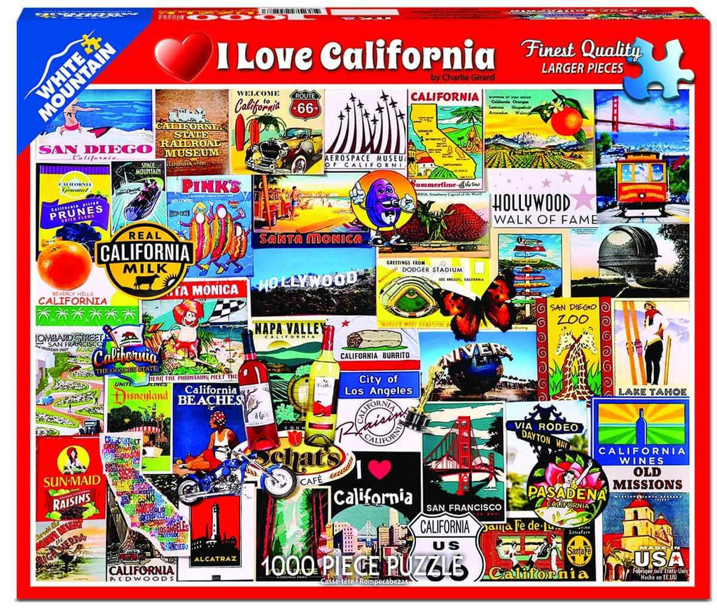 I love California - 1000 Pieces
