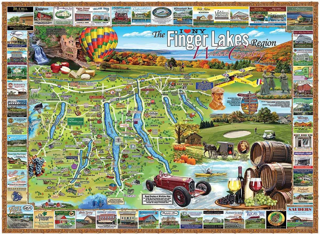 Finger  Lakes - 1000 Pieces