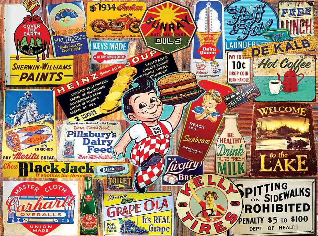 Tin Signs - 300 Pieces - DISC
