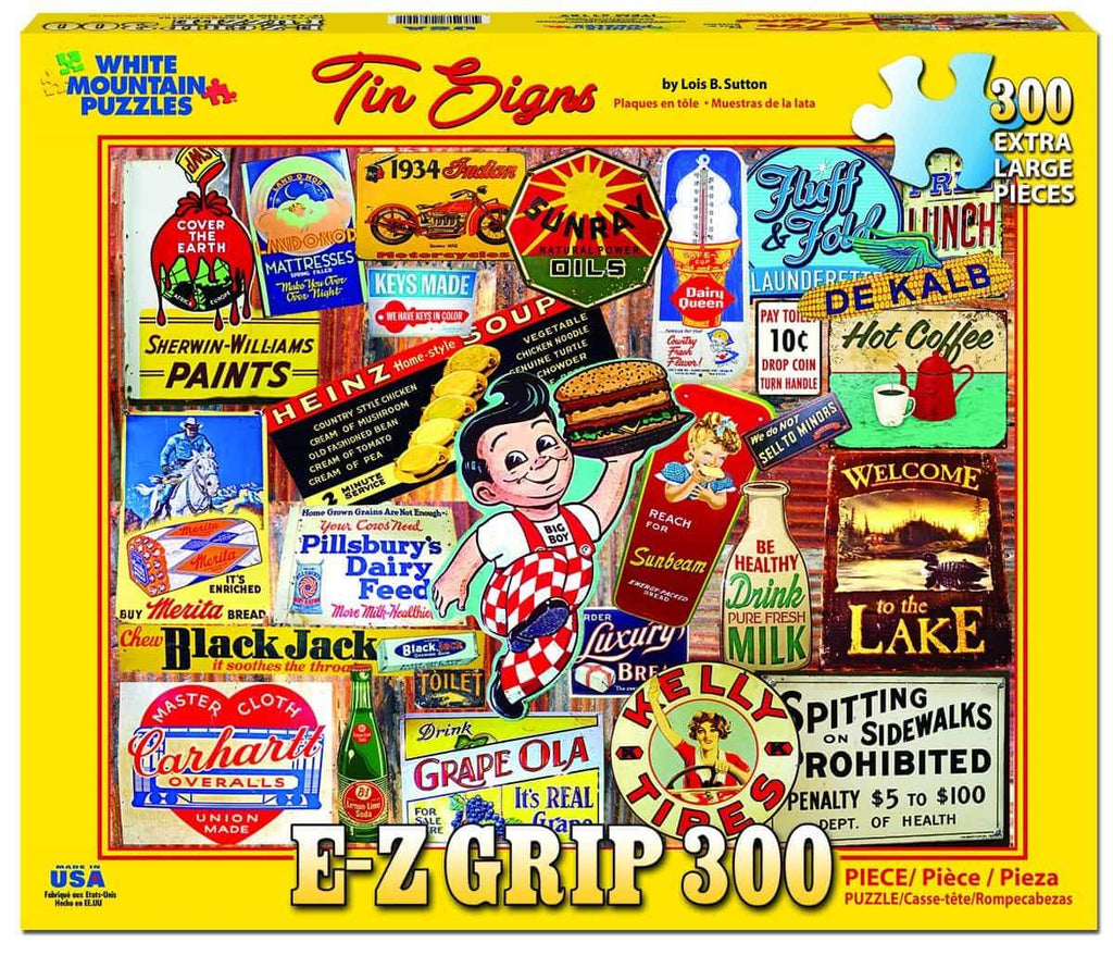 Tin Signs - 300 Pieces - DISC