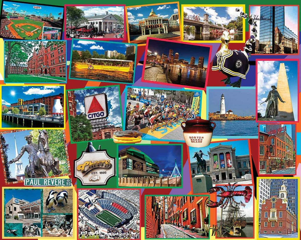 Boston Collage - 1000 Pieces