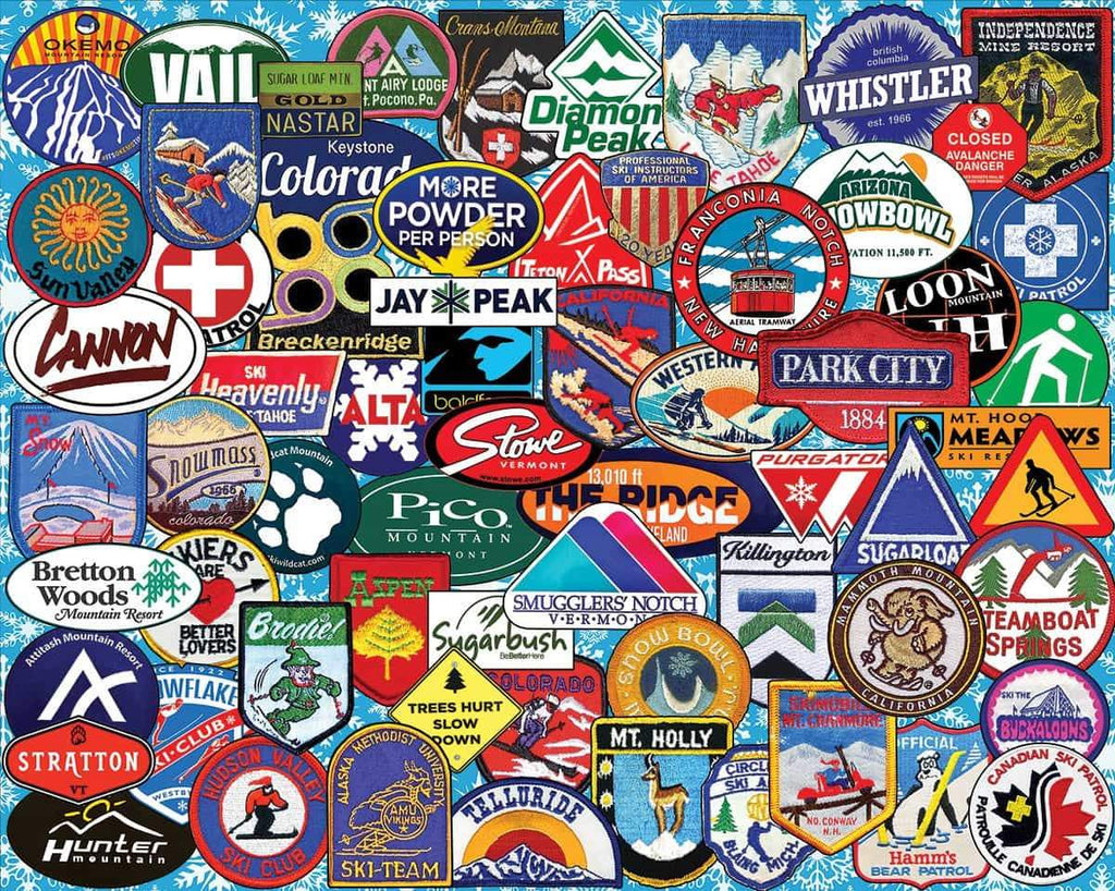 Ski Badges - 1000 Pieces