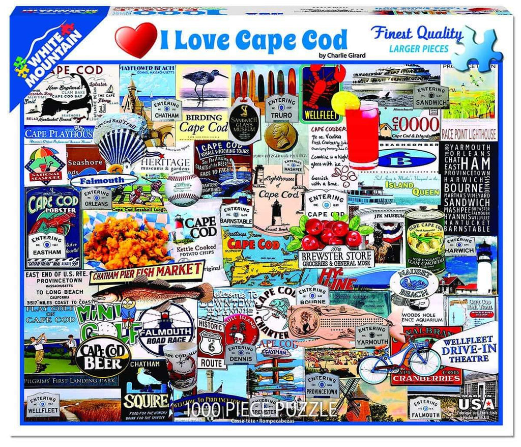 I Love Cape Cod - 1000 Pieces