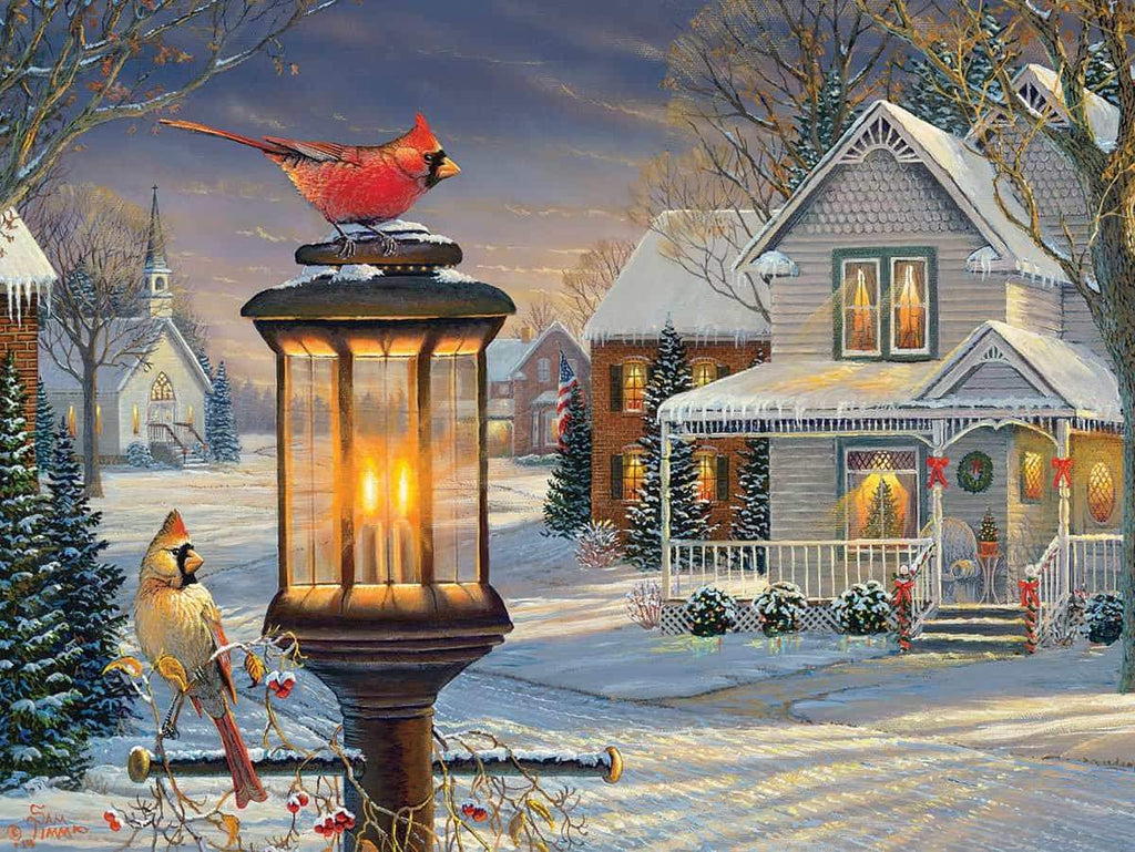 Cardinals in Winter - 1000 Pieces - DISC