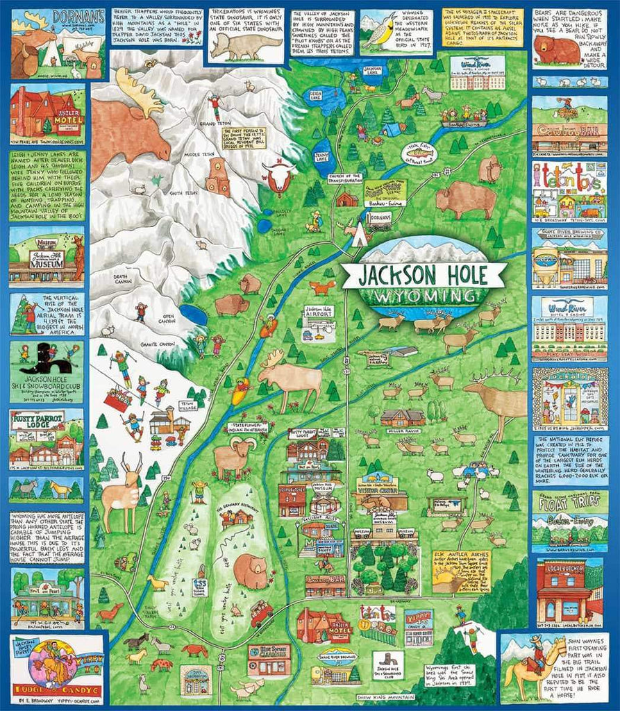Jackson Hole WY - 1000 Pieces - DISC