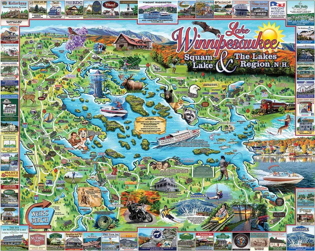 Lakes Region, NH - 1000 Pieces - DISC