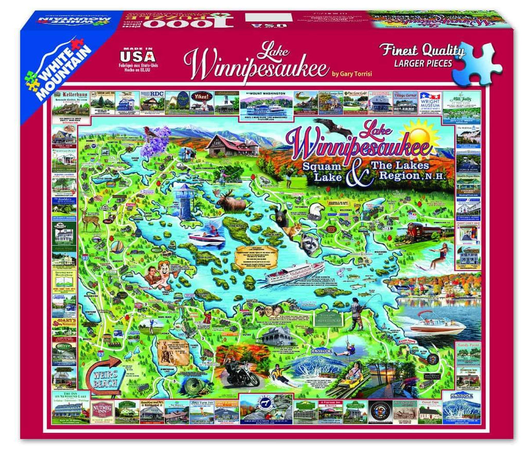 Lakes Region, NH - 1000 Pieces - DISC