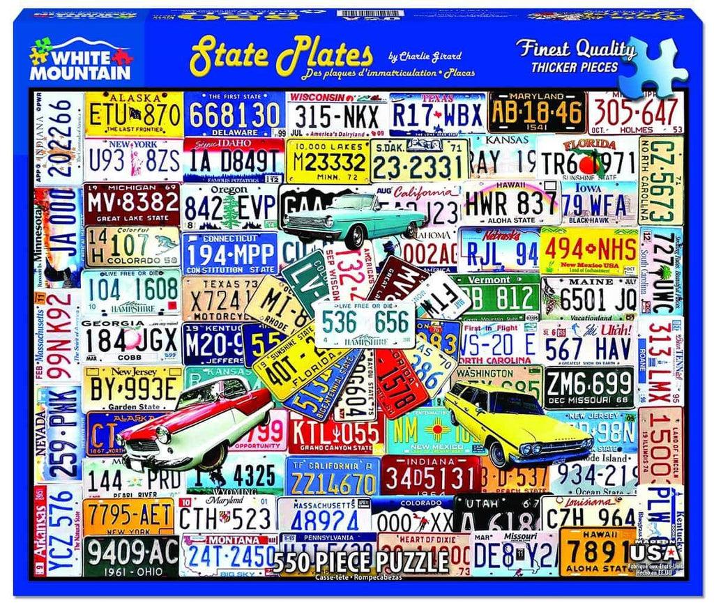 State Plates - 550 Pieces