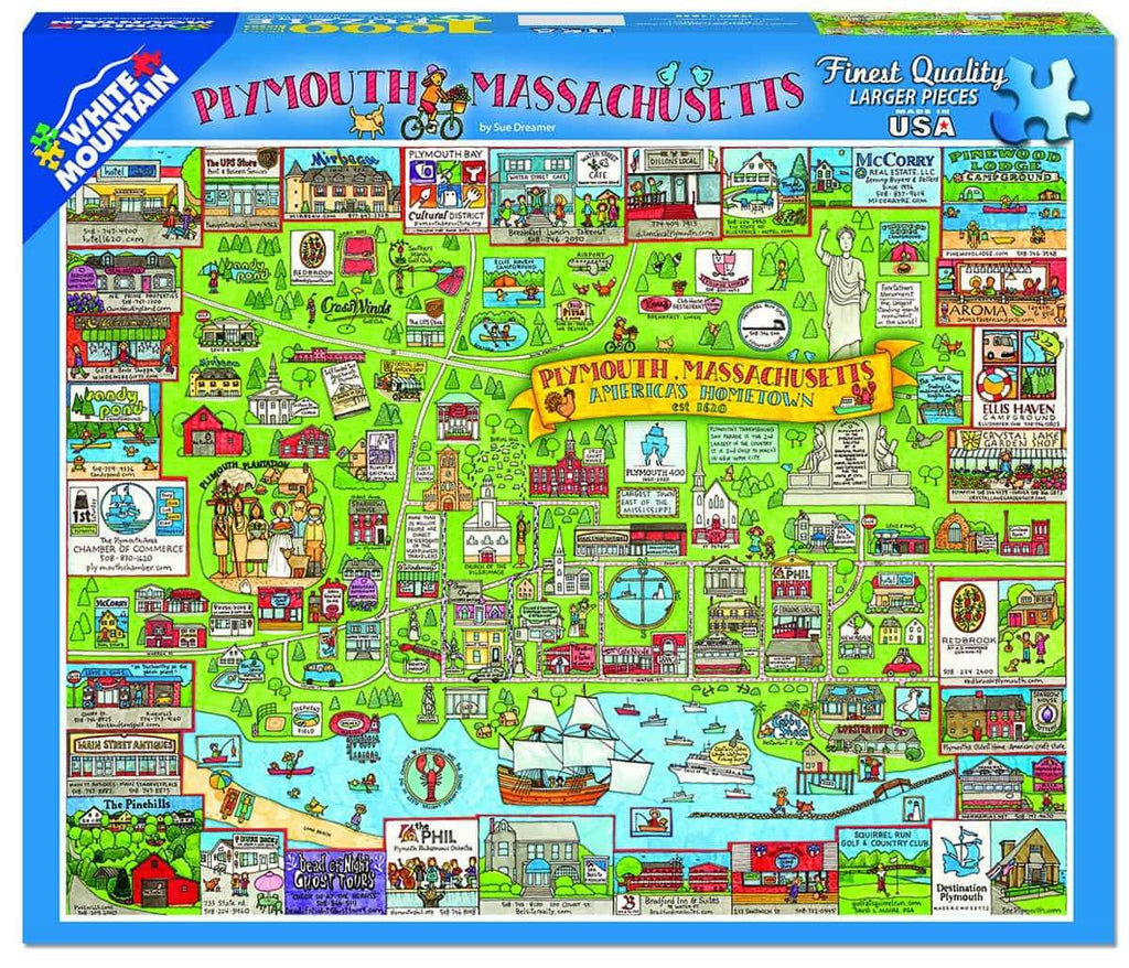 Plymouth MA - 1000 Pieces - DISC