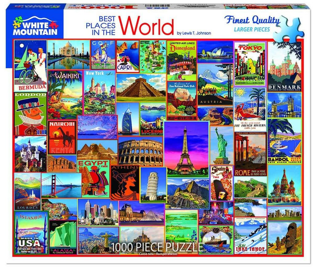 Best Places in the World - 1000 Pieces