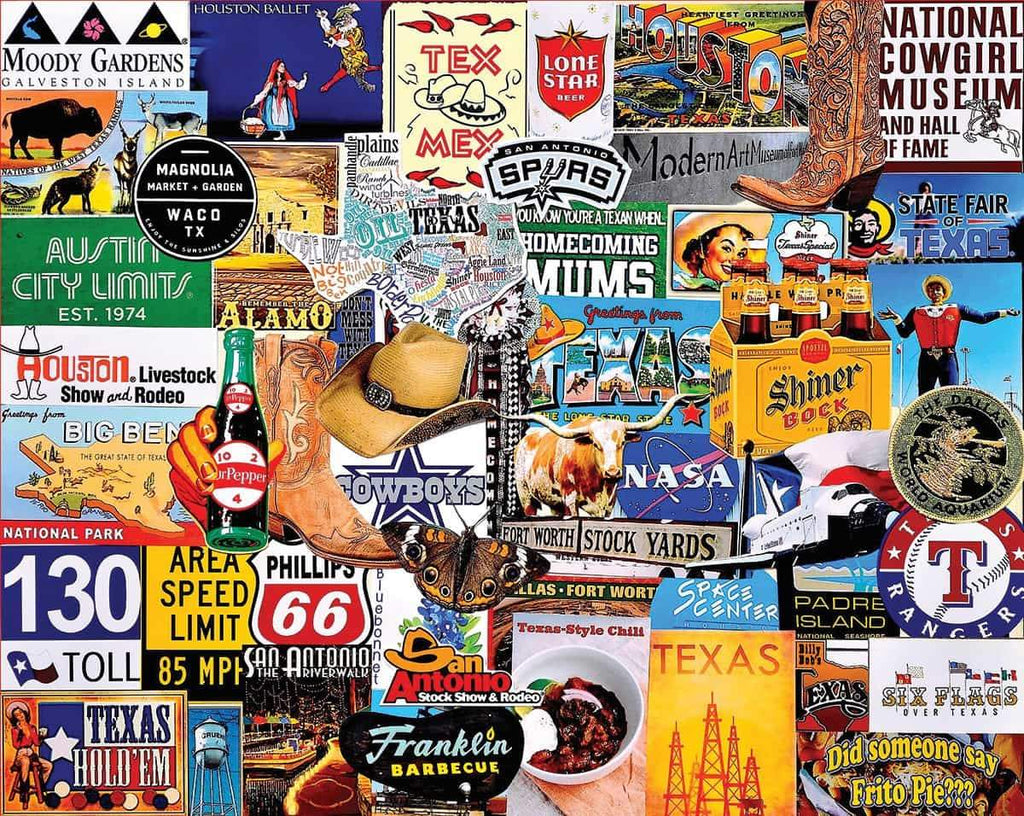 I Love Texas - 1000 Pieces
