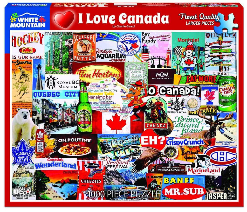 I Love Canada - 1000 Pieces