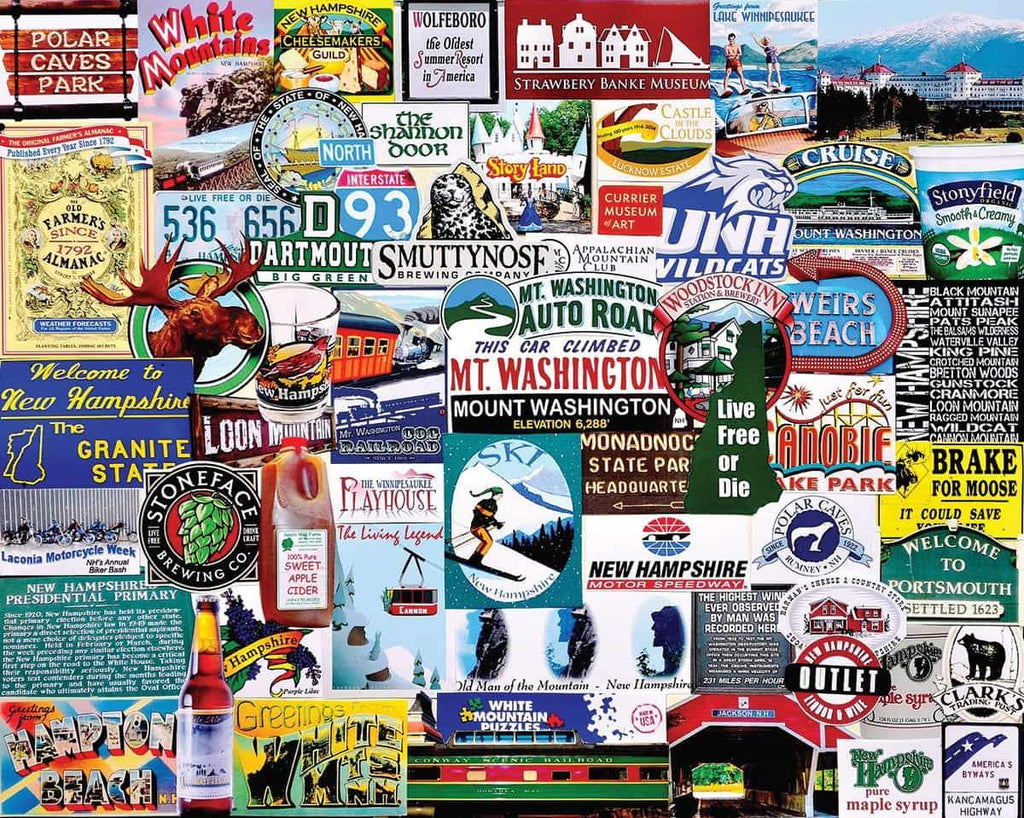 I Love New Hampshire - 1000 Pieces