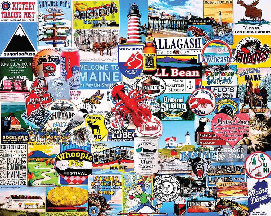 I Love Maine - 1000 Pieces