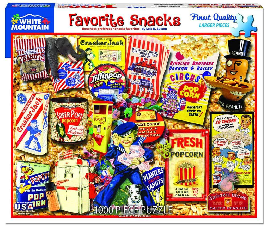 Favorite Snacks - 1000 Pieces - DISC
