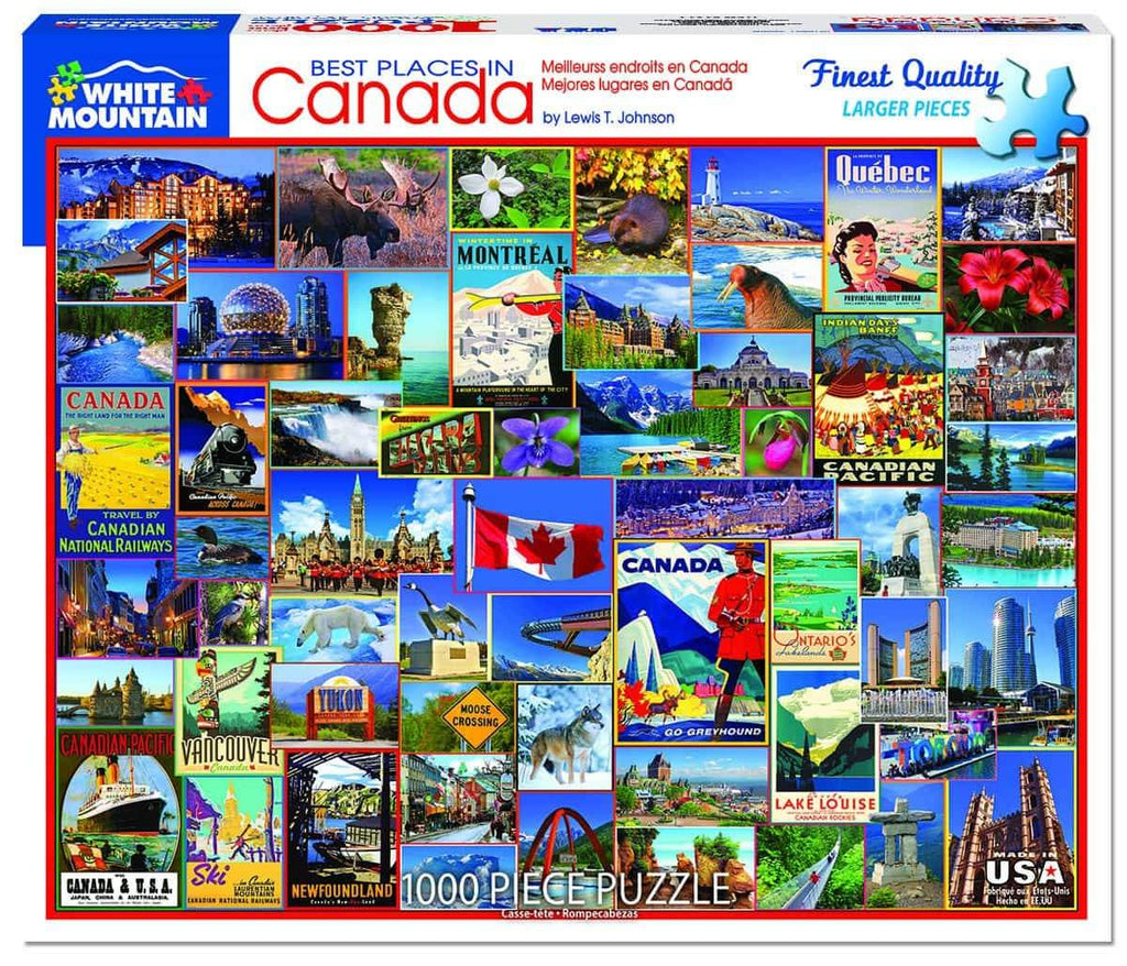 Best Places in Canada - 1000 Pieces