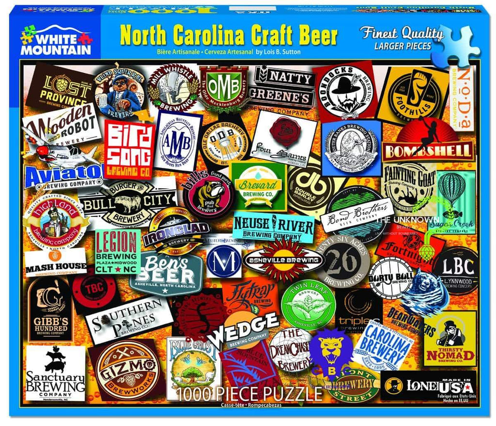North Carolina Craft Beer - 1000 Pieces