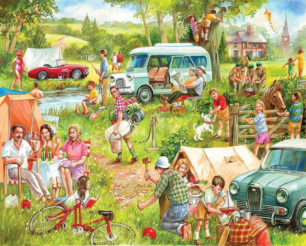 Happy Campers - 1000 Pieces