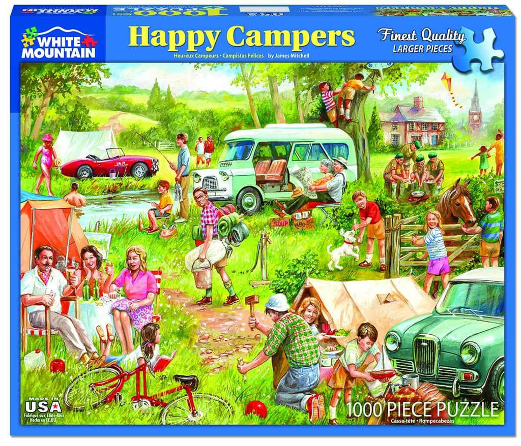 Happy Campers - 1000 Pieces