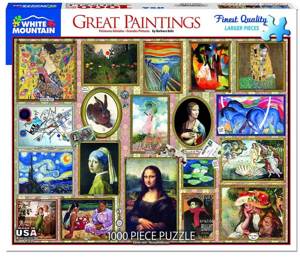 Great Paintings - 1000 Pieces