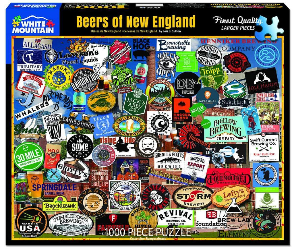 Beers of New England - 1000 Pieces