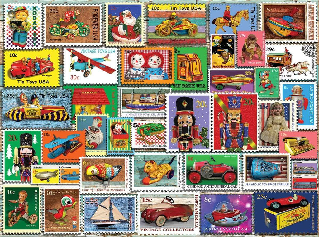 Christmas Toy Stamps - 1000 Pieces