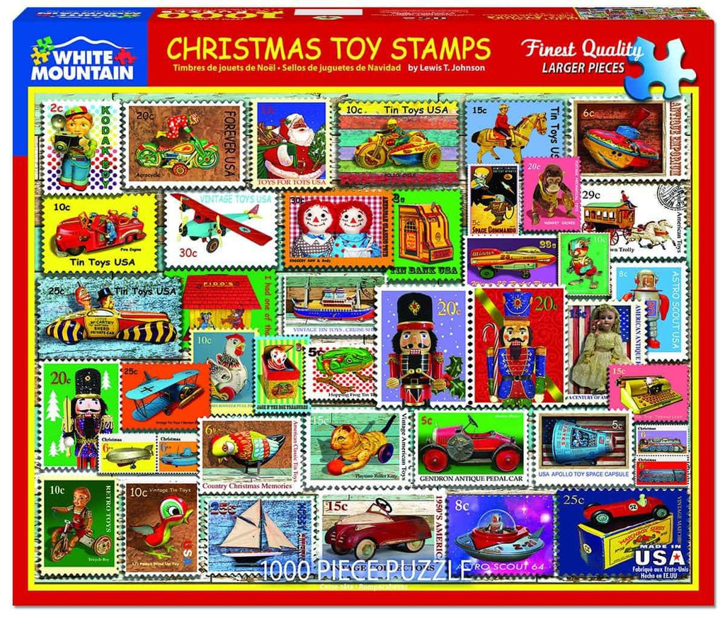Christmas Toy Stamps - 1000 Pieces