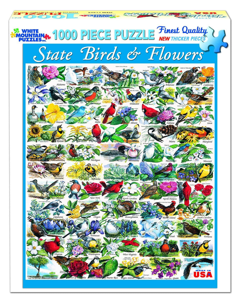 State Birds & Flowers - 1000 Pieces