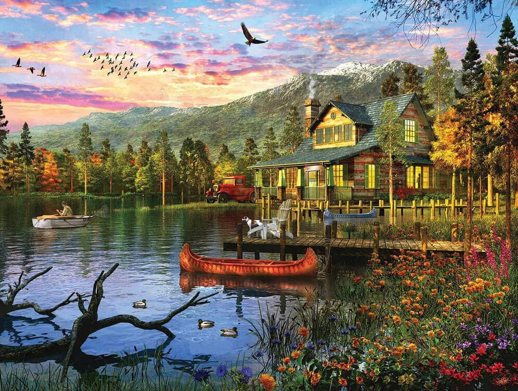 Sunset Cabin - 550 Pieces