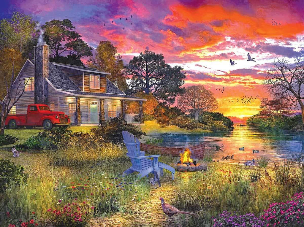 Evening Cabin - 1000 Pieces