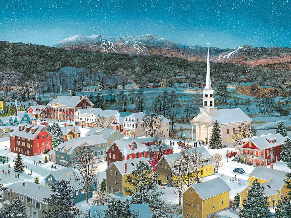 Winter Memories in Stowe VT - 1000 Pieces