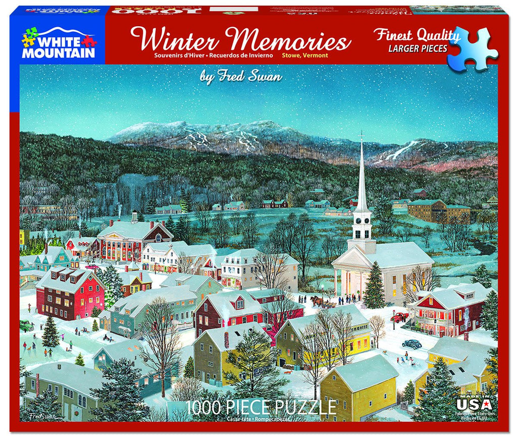 Winter Memories in Stowe VT - 1000 Pieces