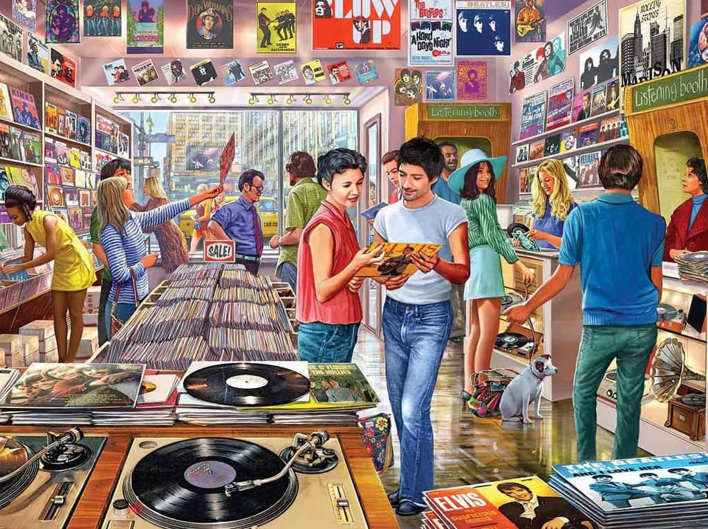 Vintage Record Store - 1000 Pieces